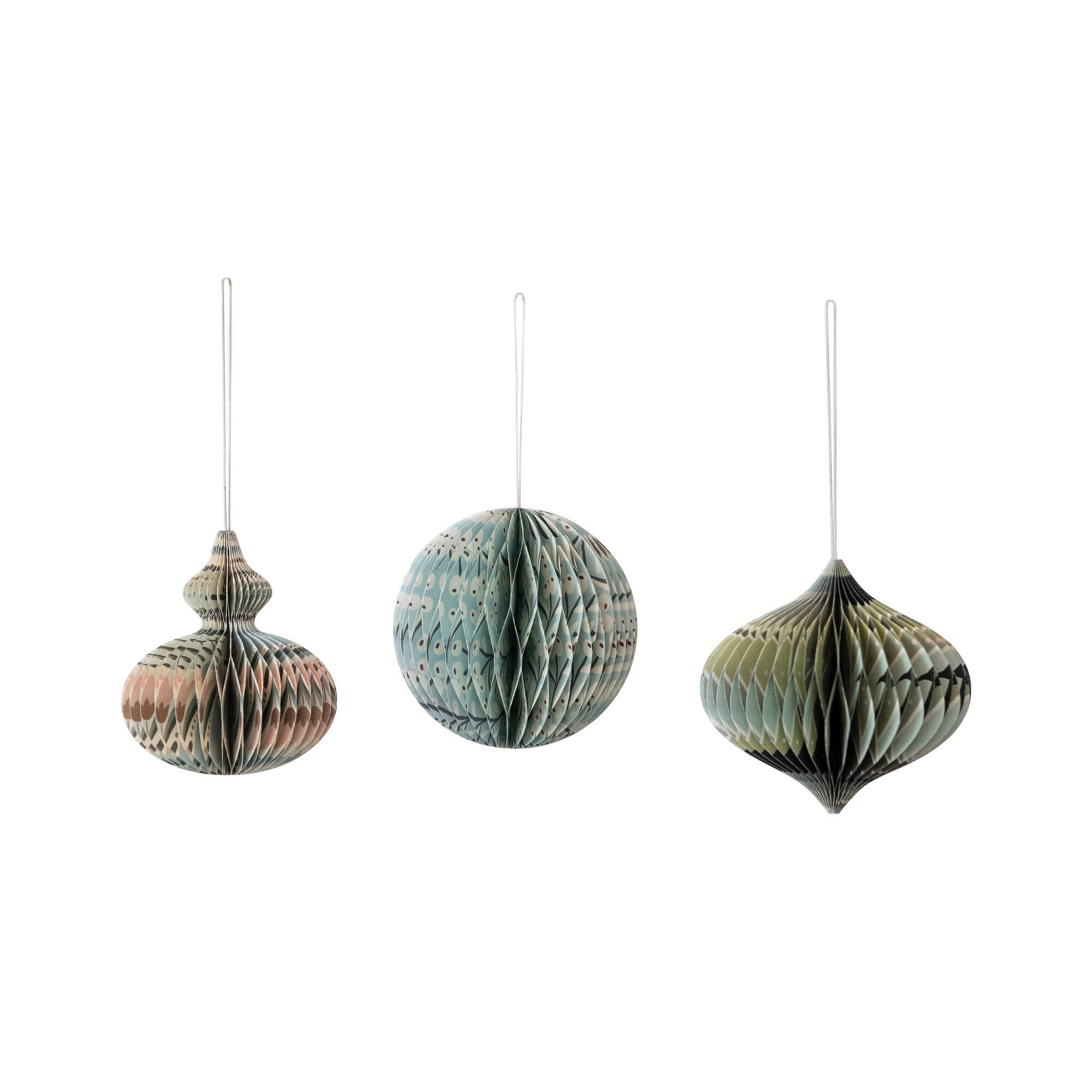 Hello Honey® Paper Folding Honeycomb Ornament Set